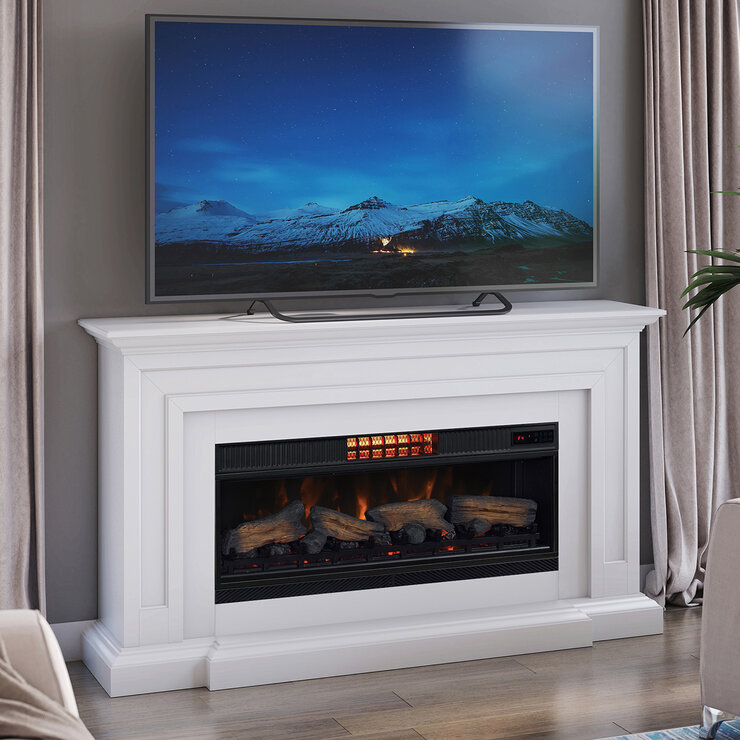 Tresanti Consola de TV Gwendolyn con Chimenea Eléctrica y Ventilador 2 en 1 — Imagen 1 de 4