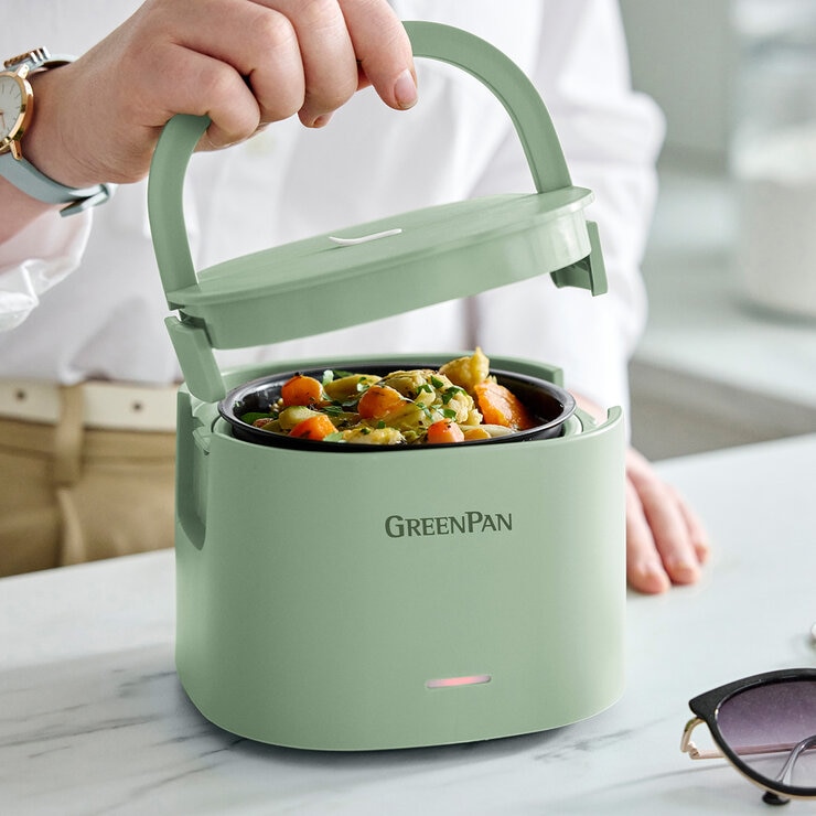 GreenPan, Lonchera Eléctrica con Tazón Antiadherente de Cerámica, 2 piezas — Imagen 2 de 4