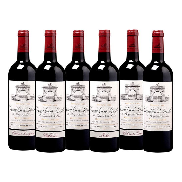 Grand Vin de Leoville du Marquis de Las Cases Caja con 6 Botellas de 750 ml + Copas — Imagen 2 de 4