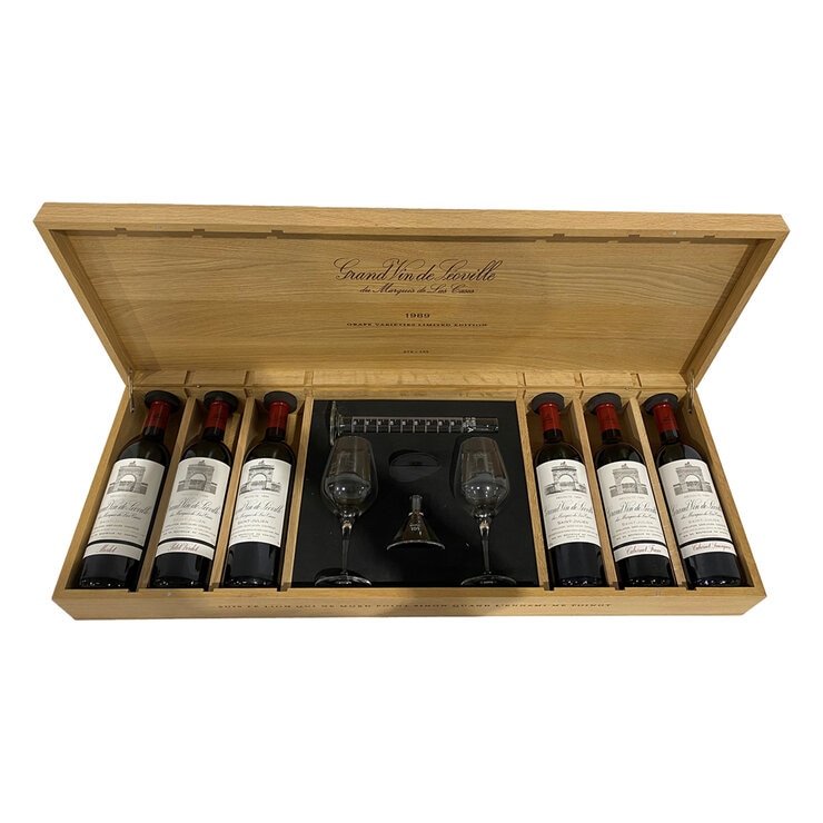 Grand Vin de Leoville du Marquis de Las Cases Caja con 6 Botellas de 750 ml + Copas — Imagen 4 de 4