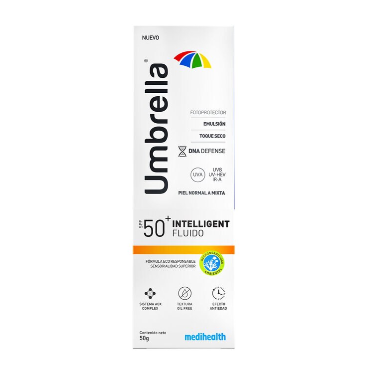 Umbrella Intelligent Fluido Fotoprotector SPF 50+ 50 g — Imagen 2 de 2
