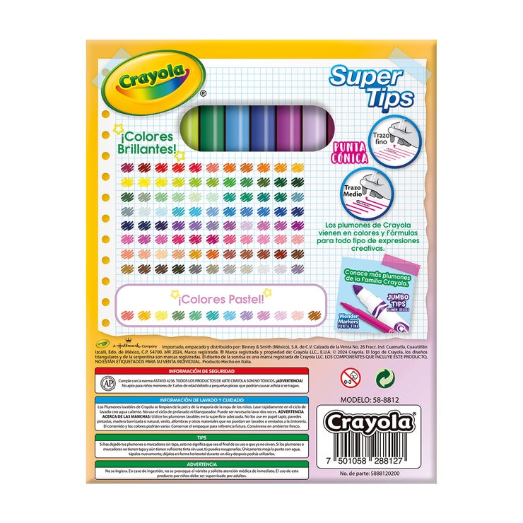 Crayola Plumones Delgados — Imagen 2 de 4