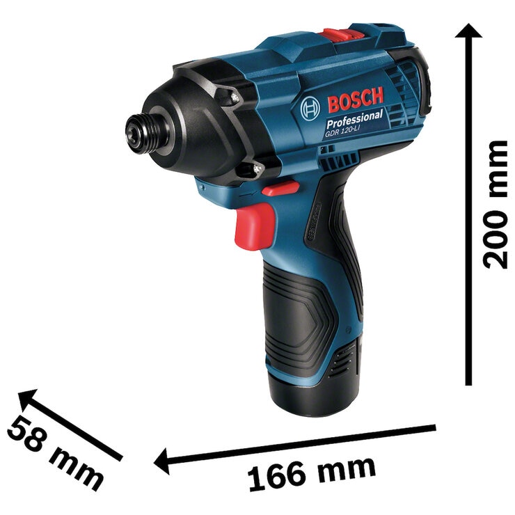 Bosch, Combo Atornillador + Llave de impacto 12V — Imagen 3 de 4