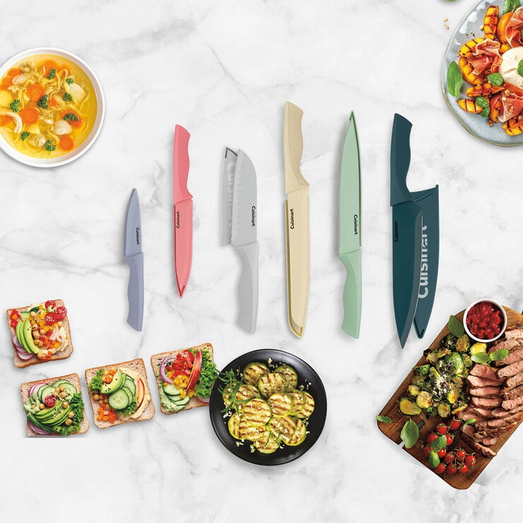 Cuisinart Juego de 6 Cuchillos con Recubrimiento Cerámico — Imagen 1 de 4