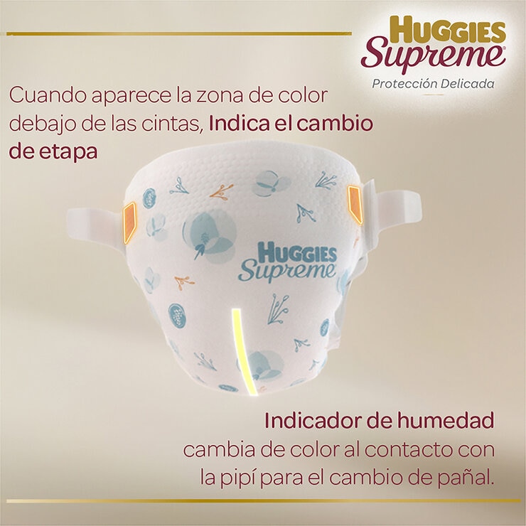 Huggies Supreme Platino Pañales Etapa 7 Unisex 120 pzas — Imagen 4 de 4