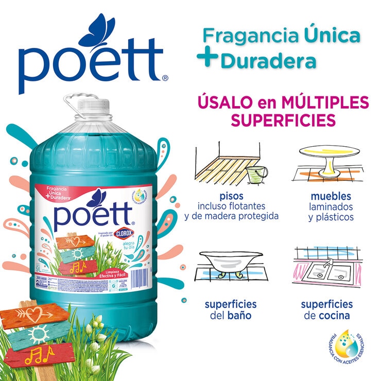 Poett Limpiador Aromatizante 9 l — Imagen 3 de 3