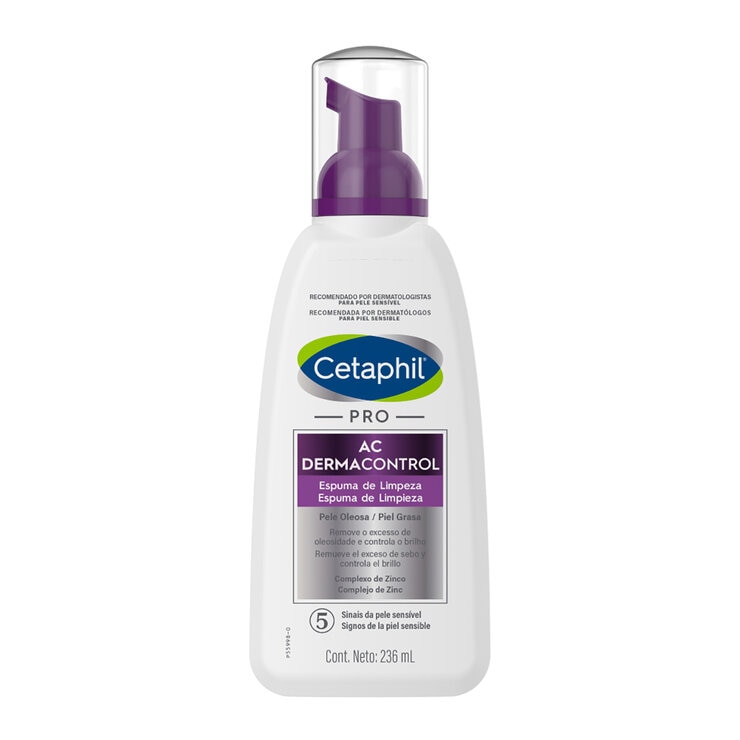Cetaphil Pro AC Dermacontrol Espuma de Limpieza 236 ml — Imagen 3 de 3