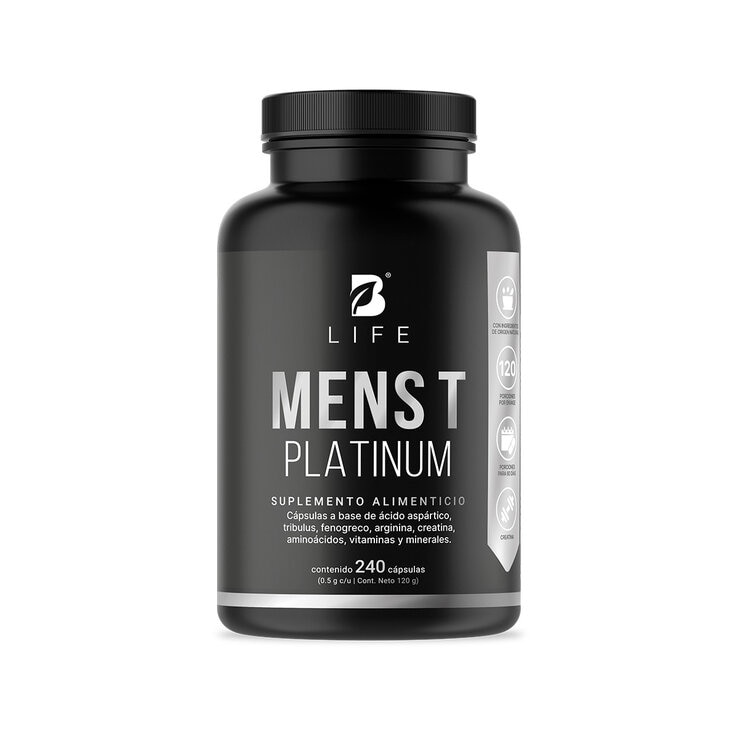 B Life Mens T Platinum Frasco con 240 Cápsulas — Imagen 1 de 3