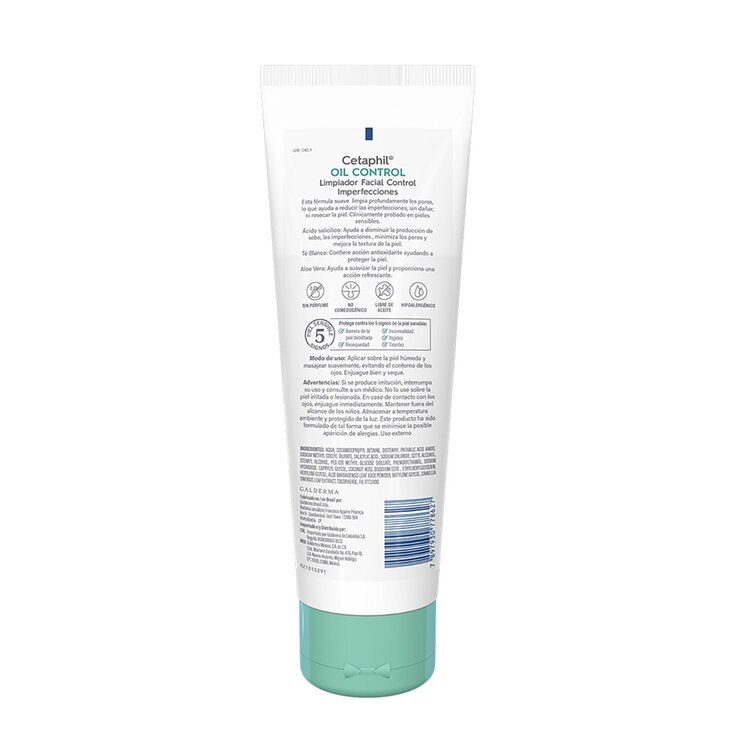 Cetaphil Oil Control Limpiador Facial 250 ml — Imagen 2 de 3