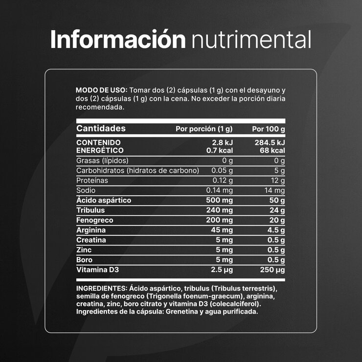 B Life Mens T Platinum Frasco con 240 Cápsulas — Imagen 3 de 3