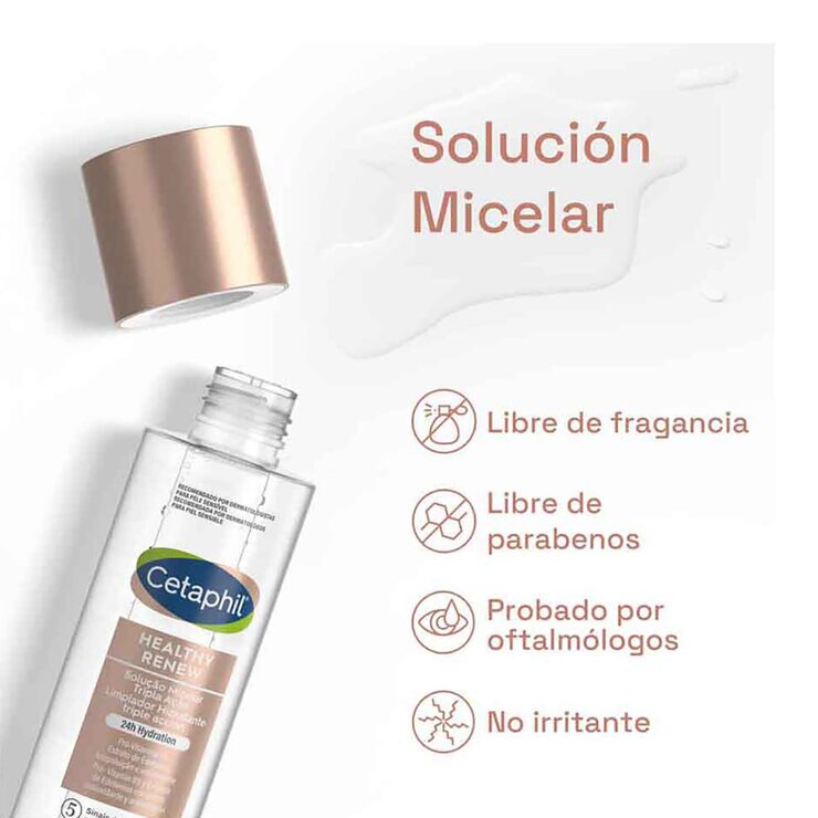 Cetaphil Healthy Renew Limpiador Hidratante Triple Acción 160 mlCETAPHIL HEALTHY RENEW — Imagen 3 de 3