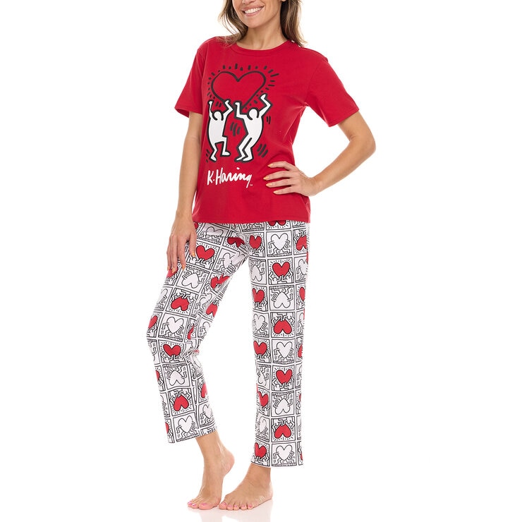 Keith Haring Conjunto de Pijama para Dama Varias Tallas y Colores — Imagen 3 de 4