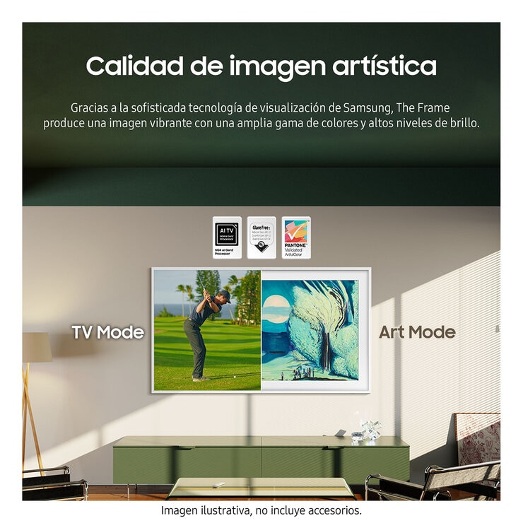Samsung Pantalla 65" QLED The Frame 4K Smart TV + Marco — Imagen 2 de 4
