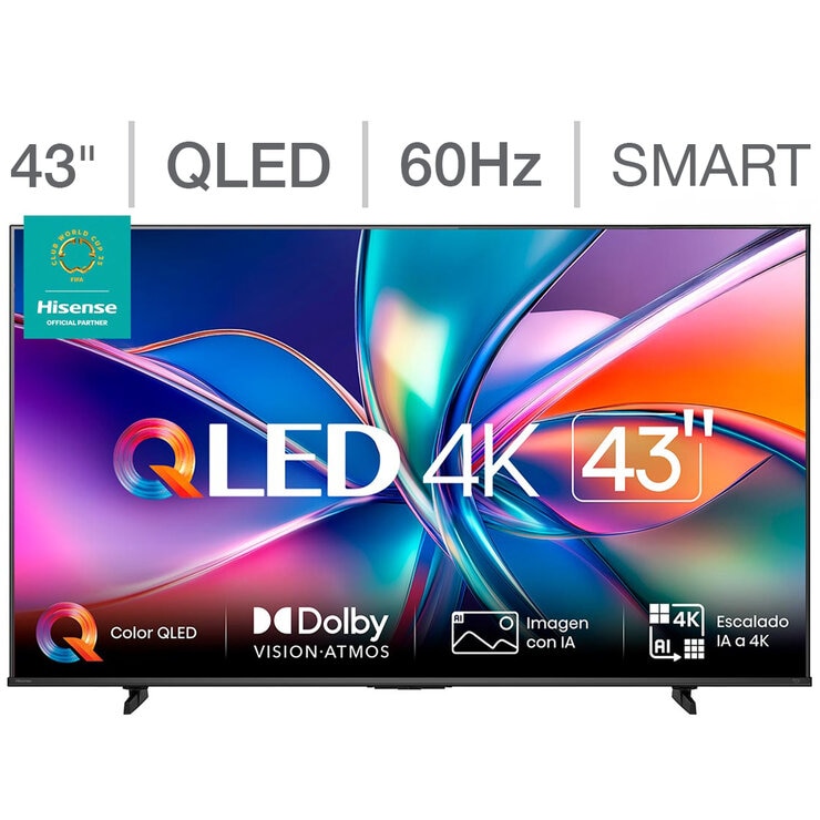 Hisense Pantalla 43" QLED 4K Fire TV — Imagen 1 de 4