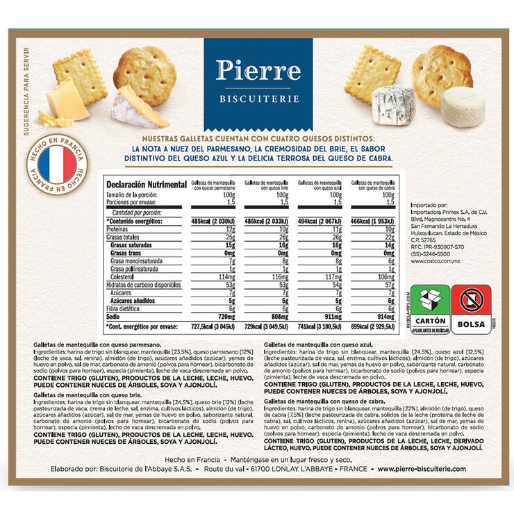 Biscuiterie Galletas De Queso 600g — Imagen 2 de 2