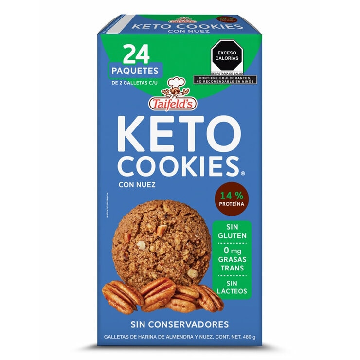 Taifelds Galletas keto Con Nuez 480 g