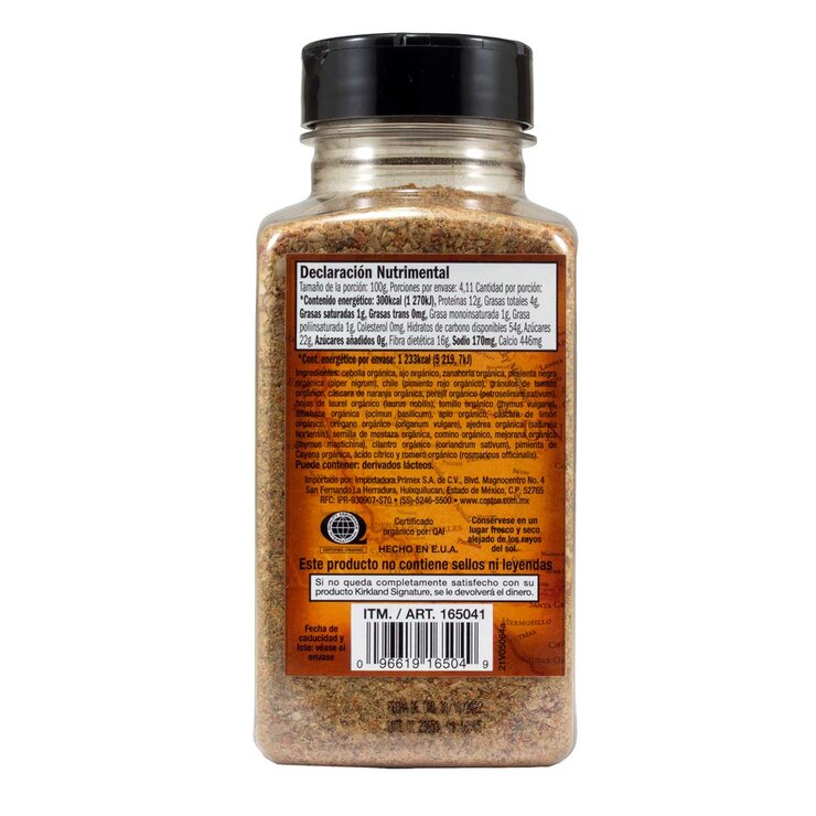 Kirkland Signature Sazonador Orgánico sin Sal 411 g — Imagen 2 de 2