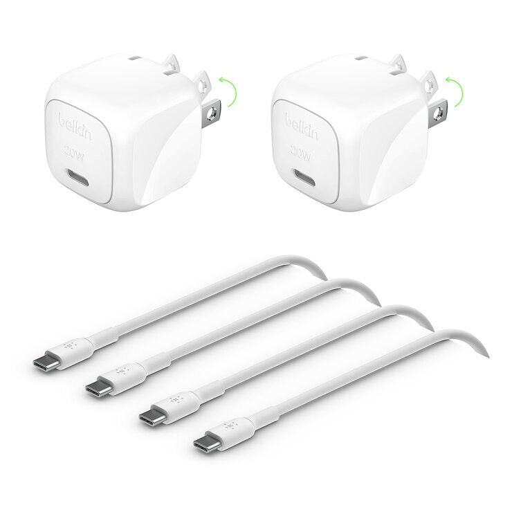 Belkin Cargador de Pared USB-C de 20W 2 Pack — Imagen 1 de 4