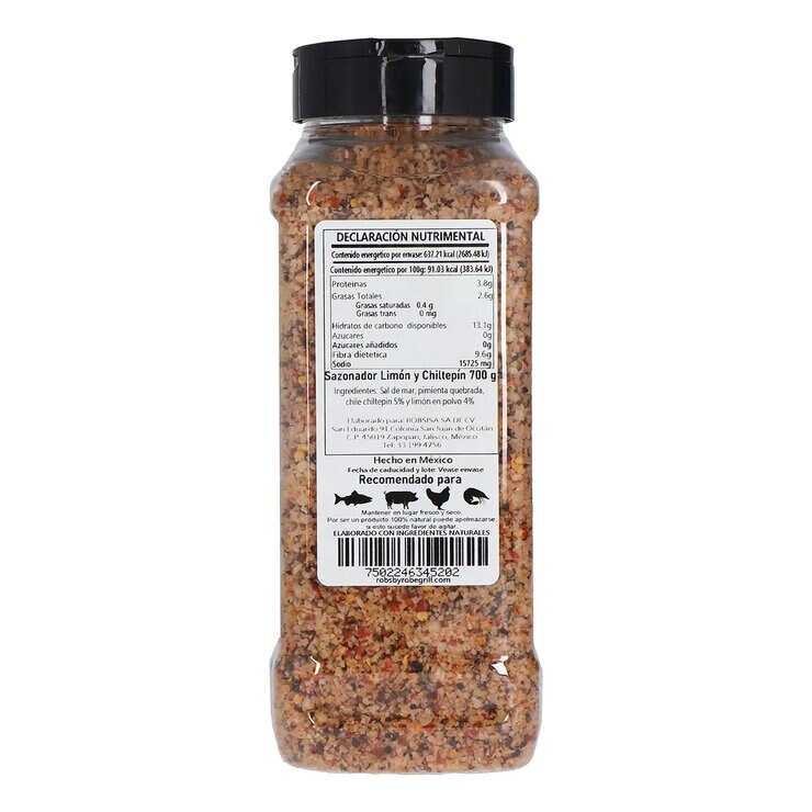 Robs By Robegrill Sazonador Limon Chiltepin 700g — Imagen 2 de 2