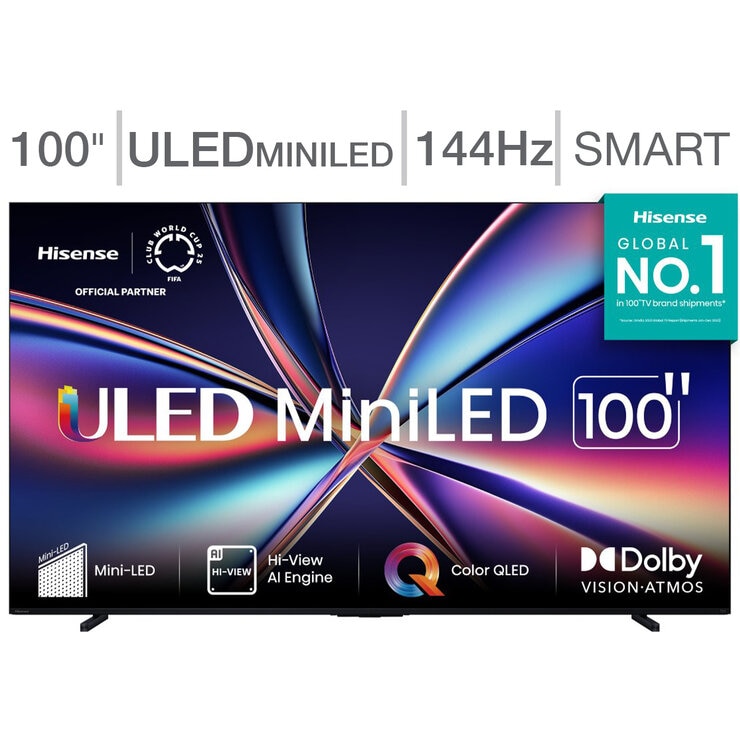 Hisense Pantalla 100" ULED MiniLed Fire TV — Imagen 1 de 4