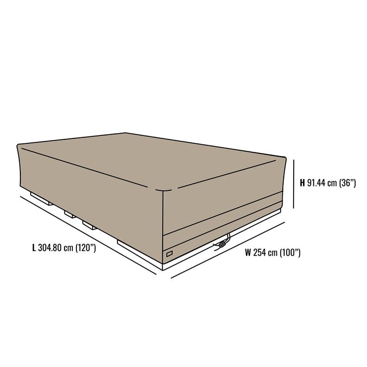 Seasons Sentry, Funda para Conjunto de Muebles de Jardín Rectangular XL — Imagen 4 de 4