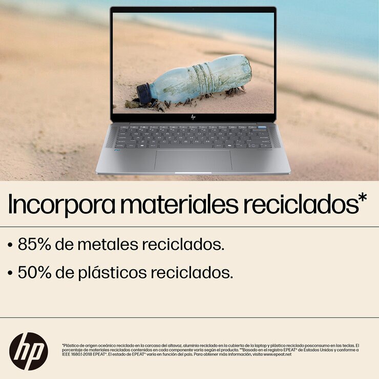 HP 14-fd0001la Laptop Omnibook Ultra 14" 2.2K Táctil AMD Ryzen AI 9 32GB 1TB SSD — Imagen 2 de 4