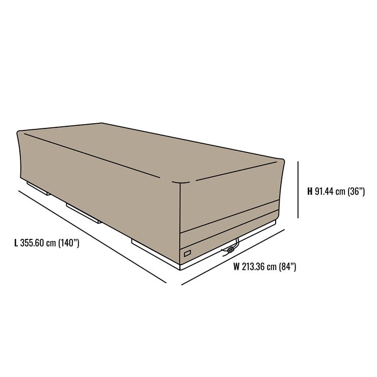 Seasons Sentry, Funda para Set de Muebles de Jardín con Mesa Rectangular — Imagen 3 de 4
