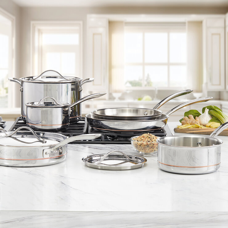 Kirkland Signature Batería de Cocina de Acero Inoxidable de 10 piezas — Imagen 1 de 3