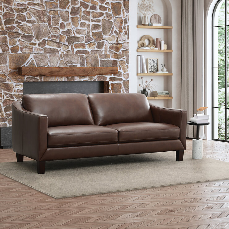 Simon Li Furniture, Sofá de Piel — Imagen 1 de 4
