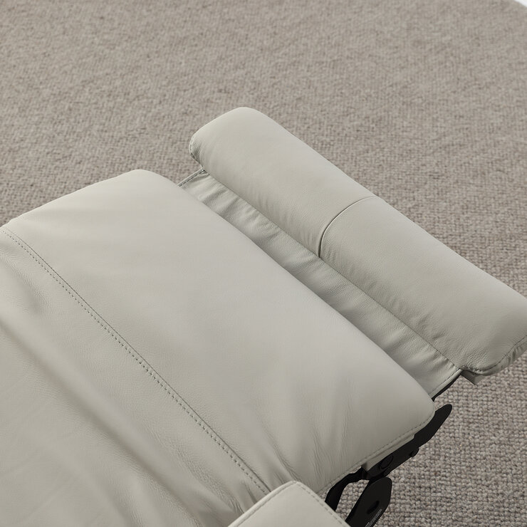 Simon Li Furniture, Sofá Reclinable de Piel con Sistema Eléctrico — Imagen 3 de 4