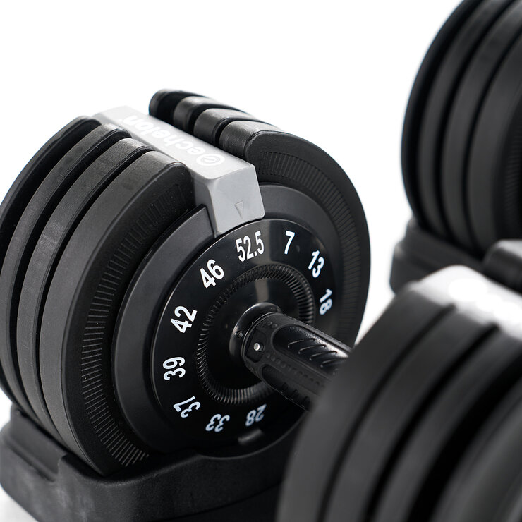 Echelon Set de Mancuernas de Peso Ajustable con Soporte — Imagen 3 de 4