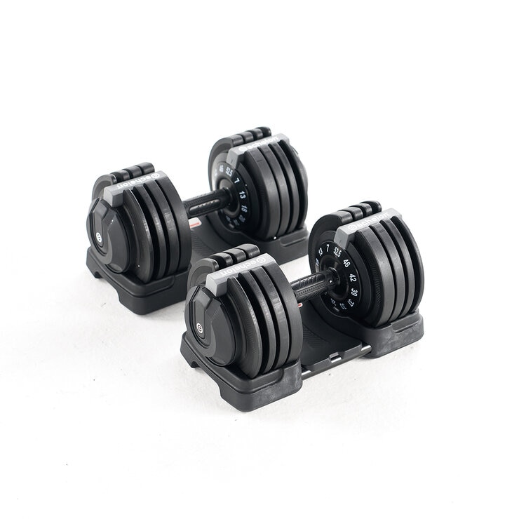 Echelon Set de Mancuernas de Peso Ajustable con Soporte — Imagen 4 de 4