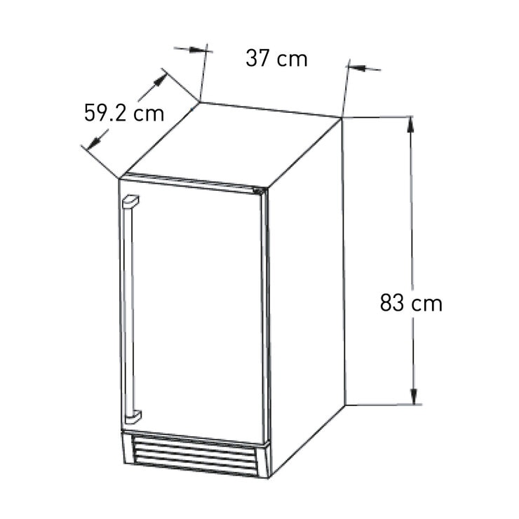 Thor Kitchen Maquina de Hielo 15" — Imagen 3 de 4