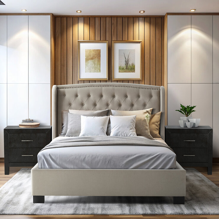 Sealy, Luna, Cama King Tapizada — Imagen 1 de 4