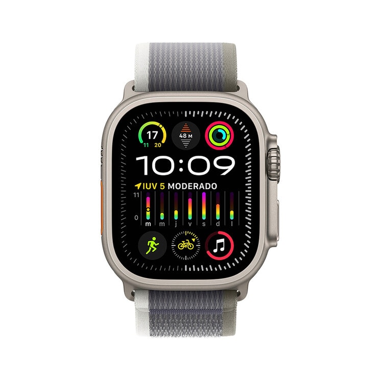 Apple Watch Ultra 2 (GPS + Cellular) Caja de Titanio 49mm con Correa Trail Gris — Imagen 2 de 4