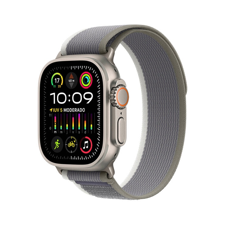 Apple Watch Ultra 2 (GPS + Cellular) Caja de Titanio 49mm con Correa Trail Gris — Imagen 1 de 4