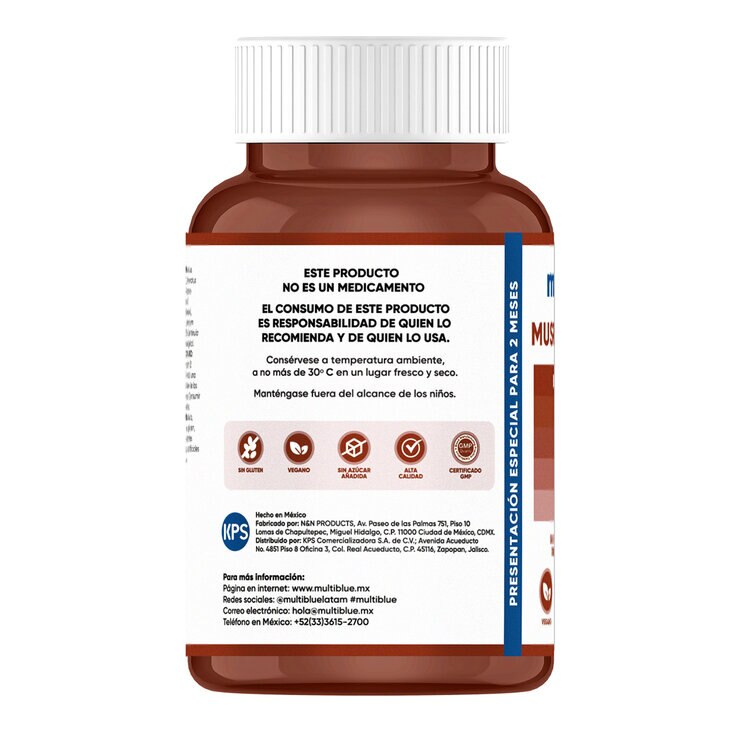 Multiblue Mushroom Blend 120 Cápsulas — Imagen 3 de 3