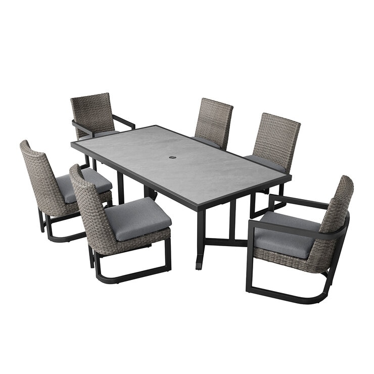 Agio, Luna Comedor para Jardín de 7 piezas — Imagen 2 de 4
