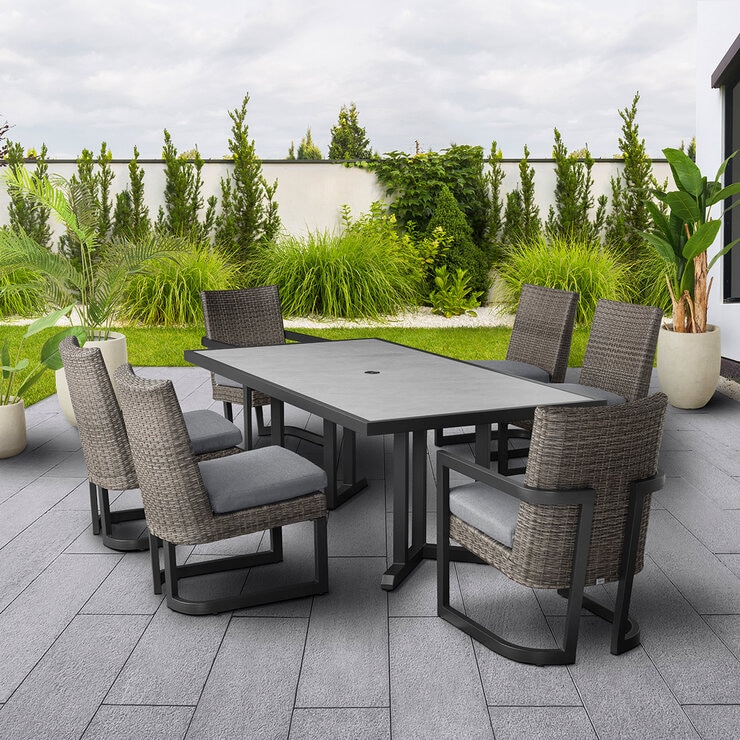 Agio, Luna Comedor para Jardín de 7 piezas — Imagen 1 de 4