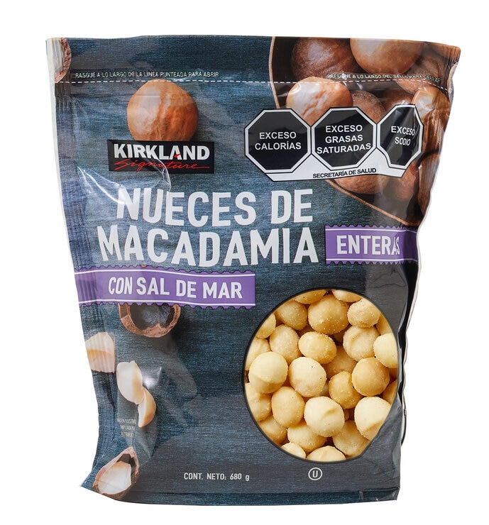 Kirkland Signature Nueces de Macadamia con Sal de Mar 680 g — Imagen 1 de 2