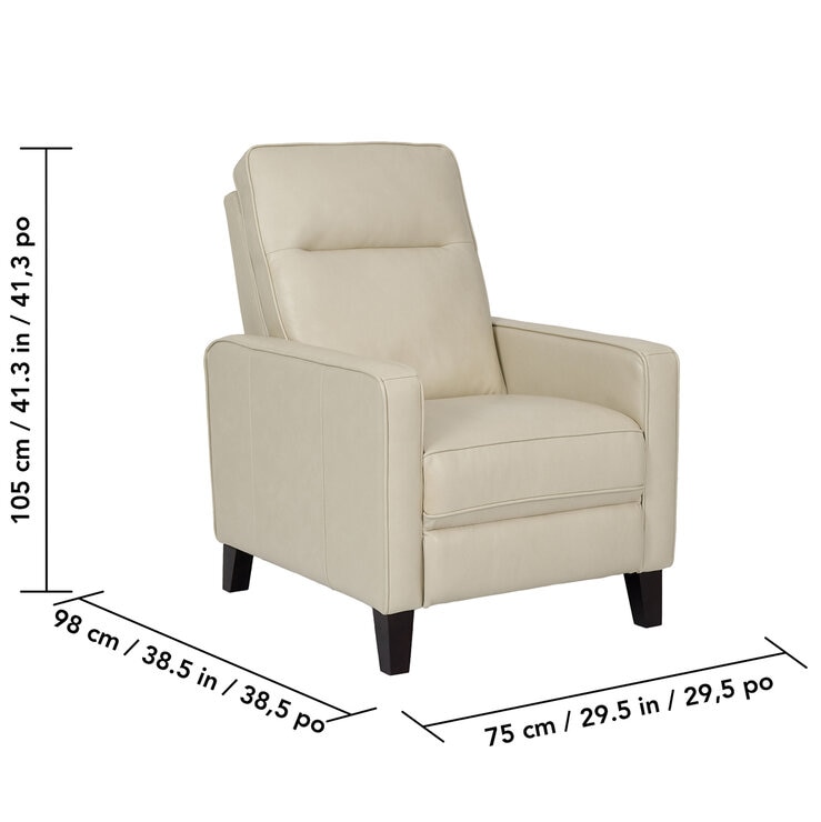 Synergy Home Furnishings, Sillón Reclinable de Piel — Imagen 3 de 4