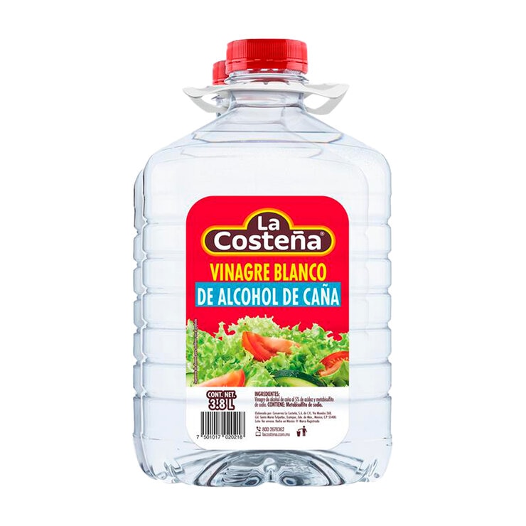 La Costeña Vinagre Blanco de Alcohol de Caña 3.8 L — Imagen 1 de 3