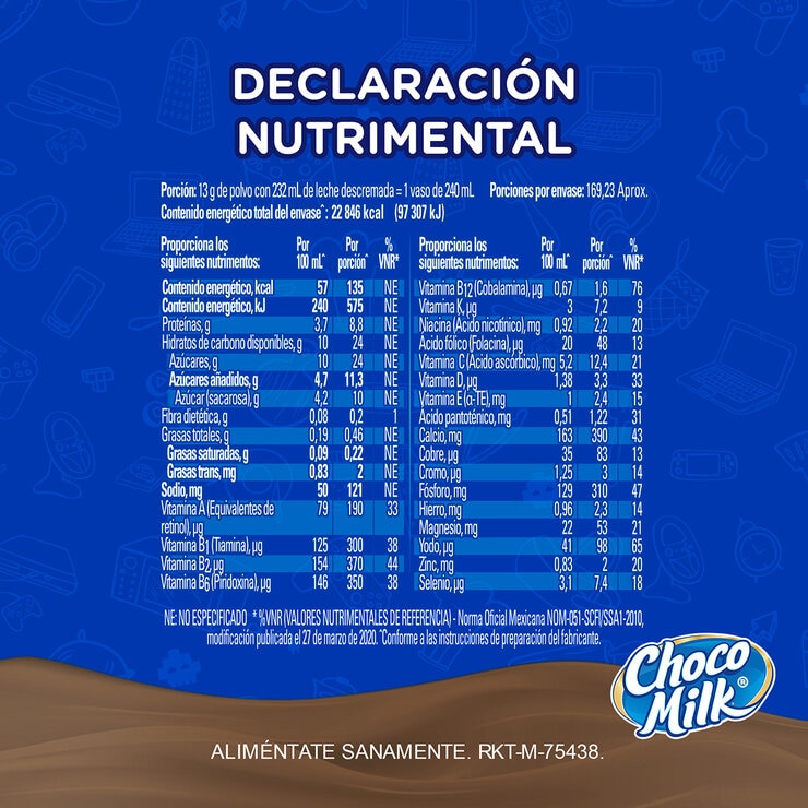 Choco Milk Chocolate En Polvo 2.2 kg — Imagen 4 de 4