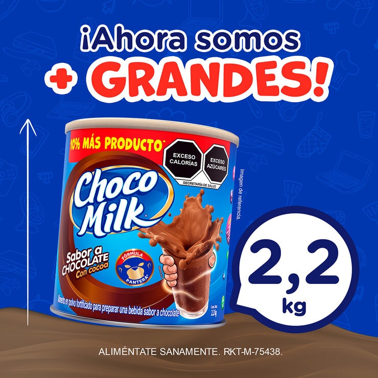 Choco Milk Chocolate En Polvo 2.2 kg — Imagen 2 de 4