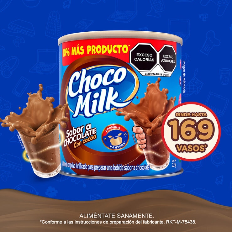Choco Milk Chocolate En Polvo 2.2 kg — Imagen 3 de 4