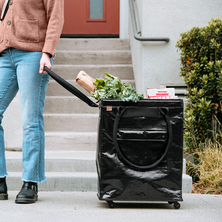 CleverMade Bolsa Plegable con Ruedas 1 pieza — Imagen 3 de 4