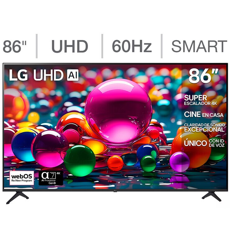 LG Pantalla 86" UHD 4K AI Smart TV — Imagen 1 de 4
