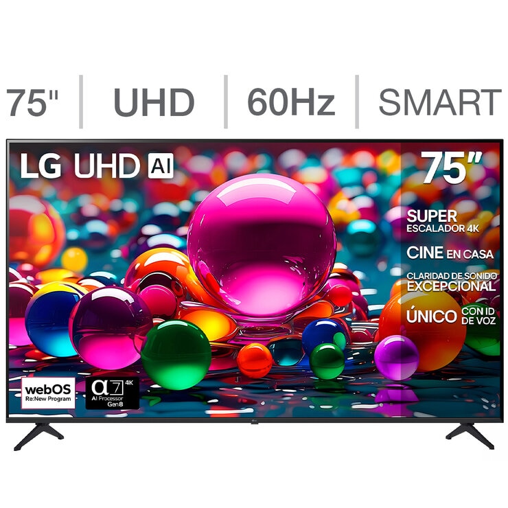 LG Pantalla 75" UHD 4K AI Smart TV — Imagen 1 de 4