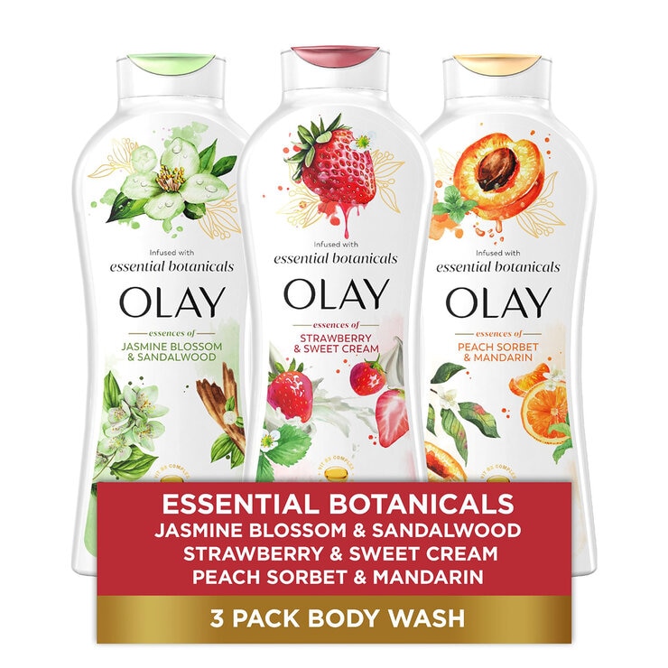 Olay Body Wash Essential Botanicals 3 pzas de 700 ml — Imagen 4 de 4