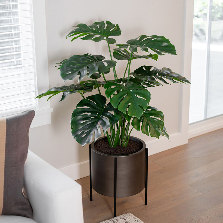 CG Hunter, Árbol Artificial de Monstera con base — Imagen 1 de 4